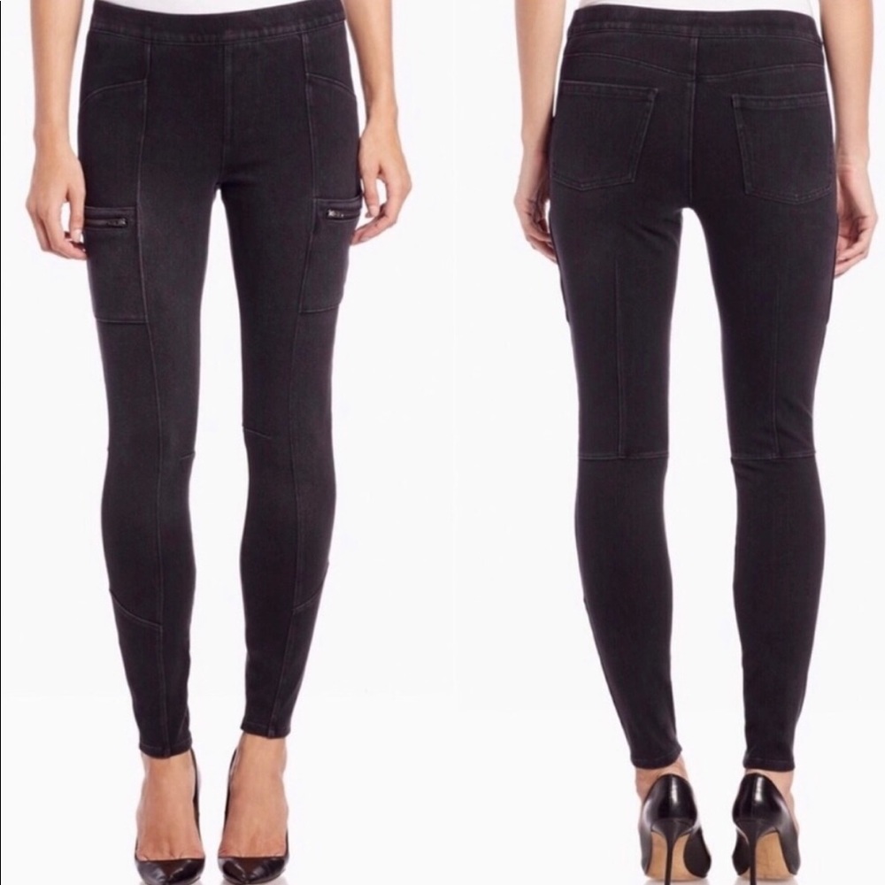 SPANX CARGO JEAN ISH LEGGINGS L